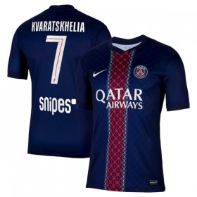 Camiseta de fútbol Paris Saint Germain Kvaratskhelia 7 1ª equipación 2025-26